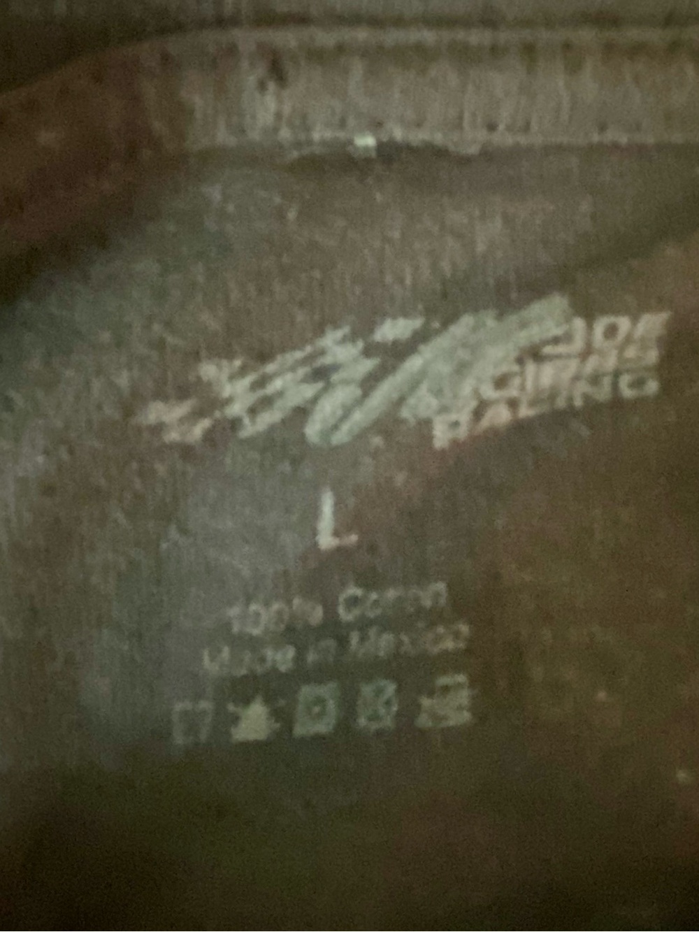 Vintage AOP Kyle Busch M&M's Racing NASCAR Tee, Sz L - Picture 3 of 3